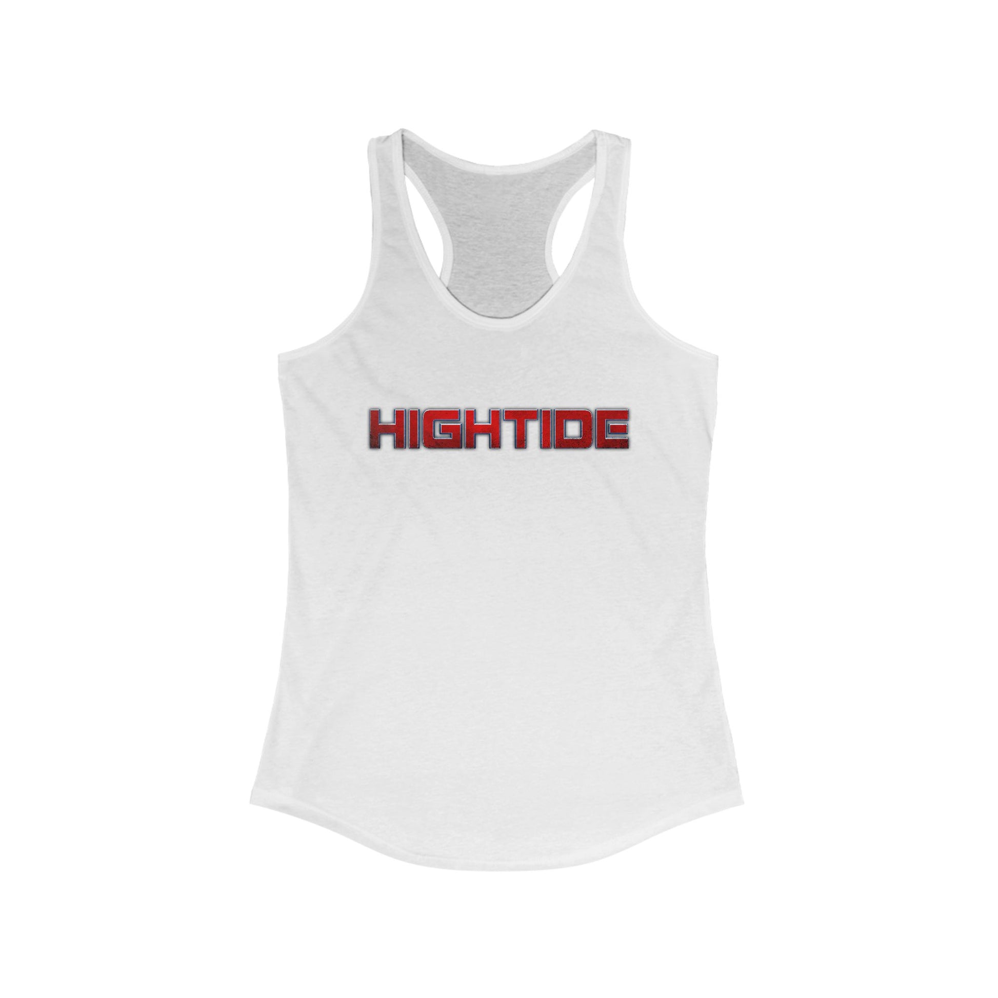 HighTide Women's Racerback Tank Top, Summer Workout Shirt, Beachwear, Casual Athleisure, Gift for Her, Vacation Tops