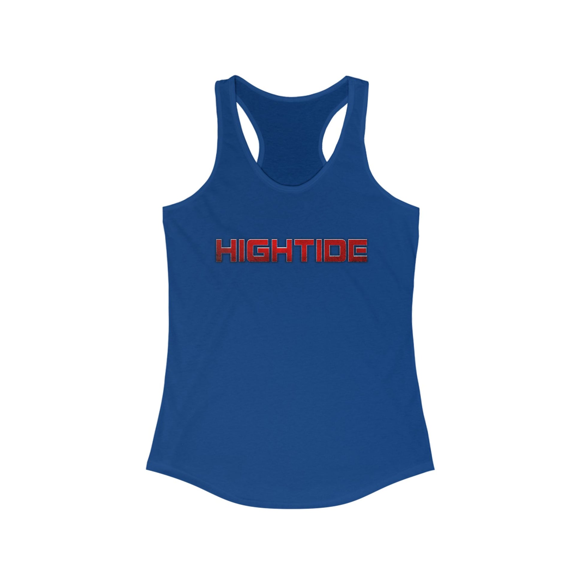 HighTide Women's Racerback Tank Top, Summer Workout Shirt, Beachwear, Casual Athleisure, Gift for Her, Vacation Tops