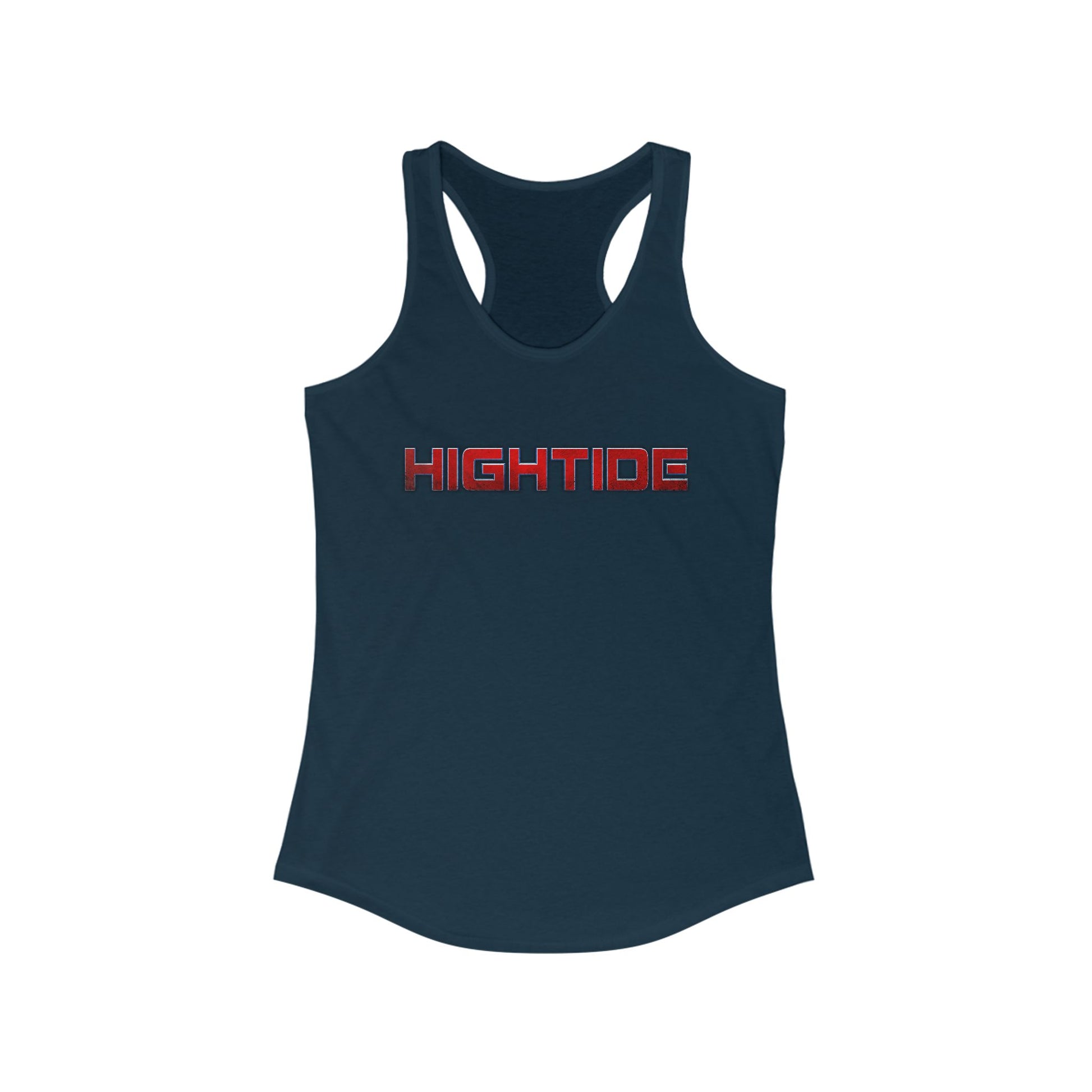 HighTide Women's Racerback Tank Top, Summer Workout Shirt, Beachwear, Casual Athleisure, Gift for Her, Vacation Tops