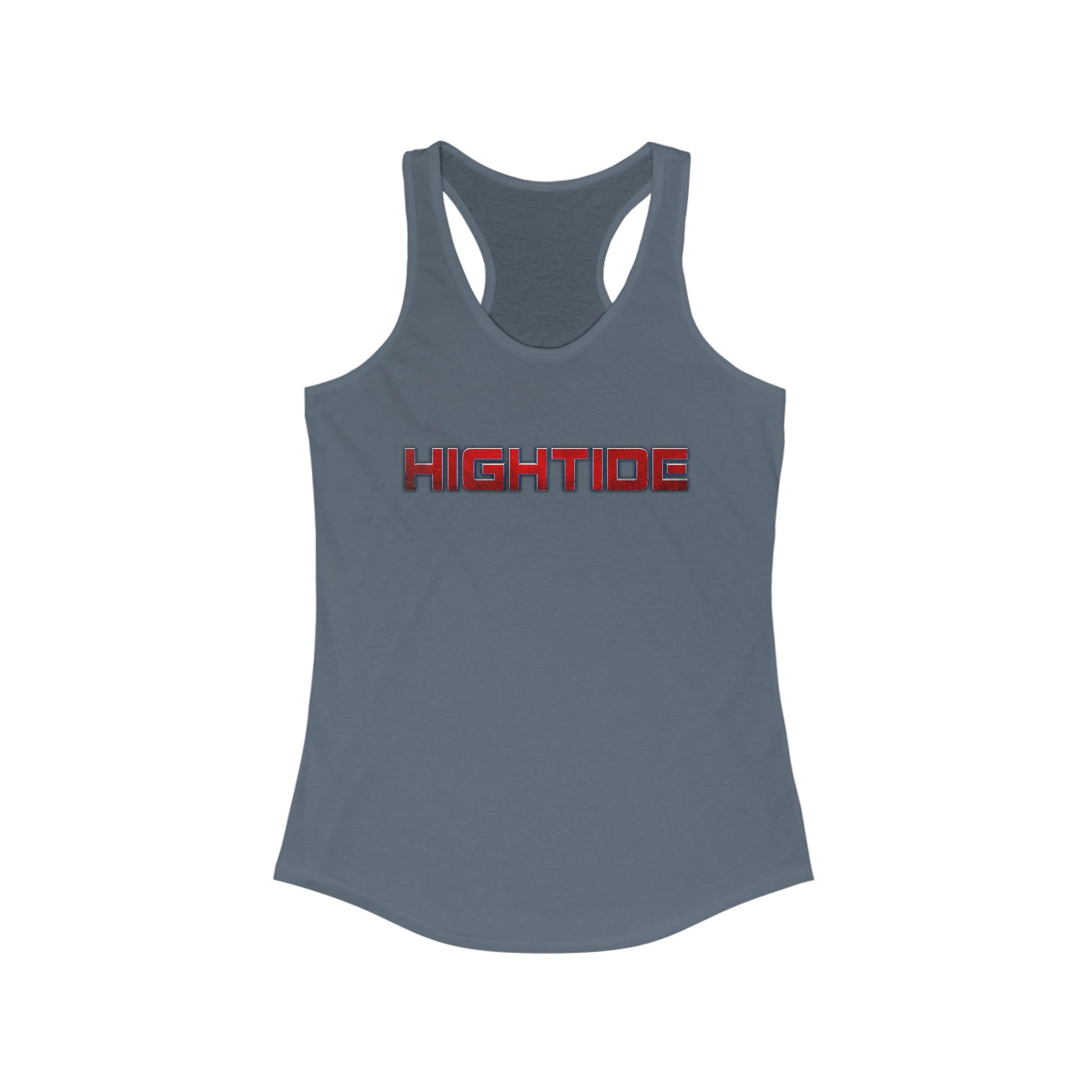 HighTide Women's Racerback Tank Top, Summer Workout Shirt, Beachwear, Casual Athleisure, Gift for Her, Vacation Tops