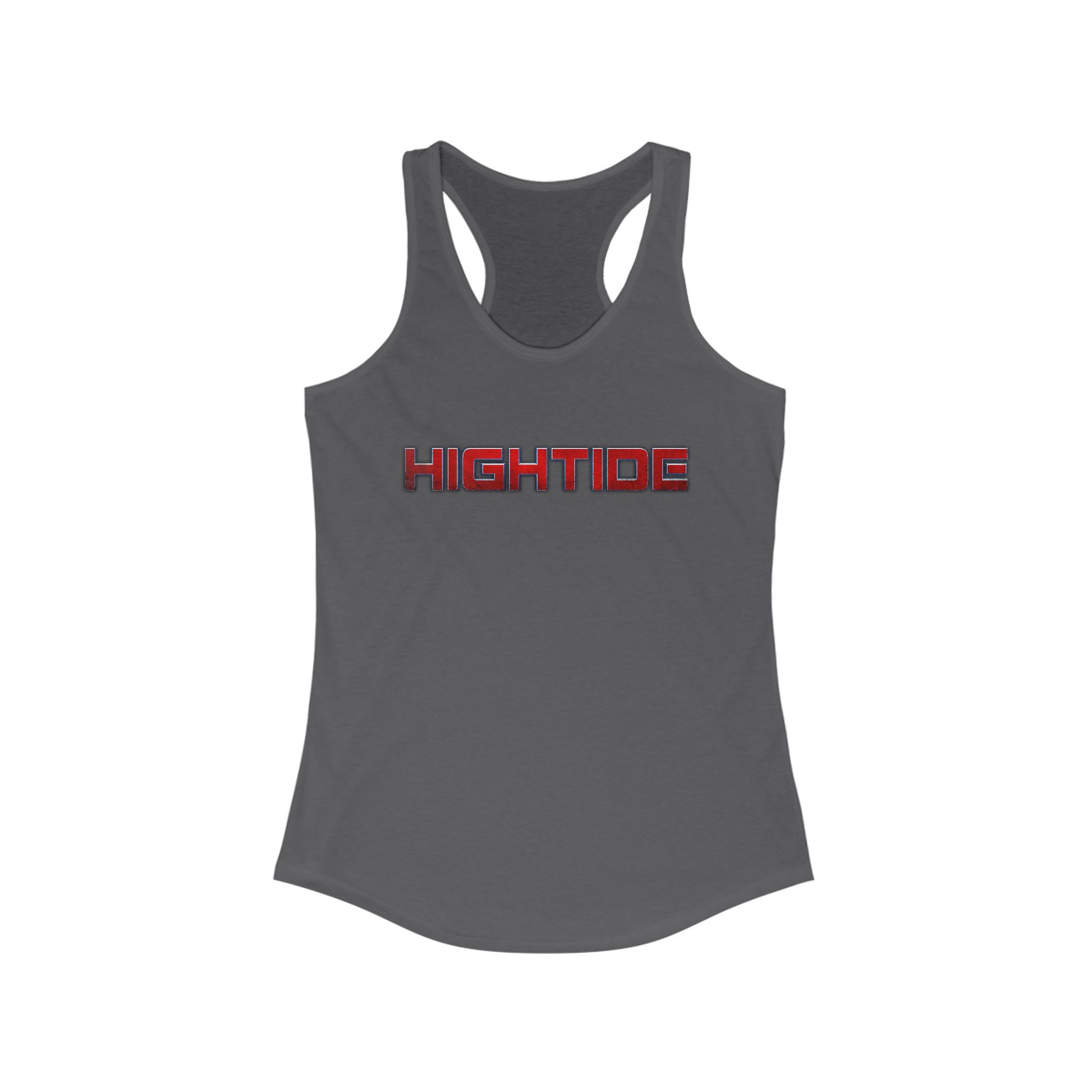 HighTide Women's Racerback Tank Top, Summer Workout Shirt, Beachwear, Casual Athleisure, Gift for Her, Vacation Tops