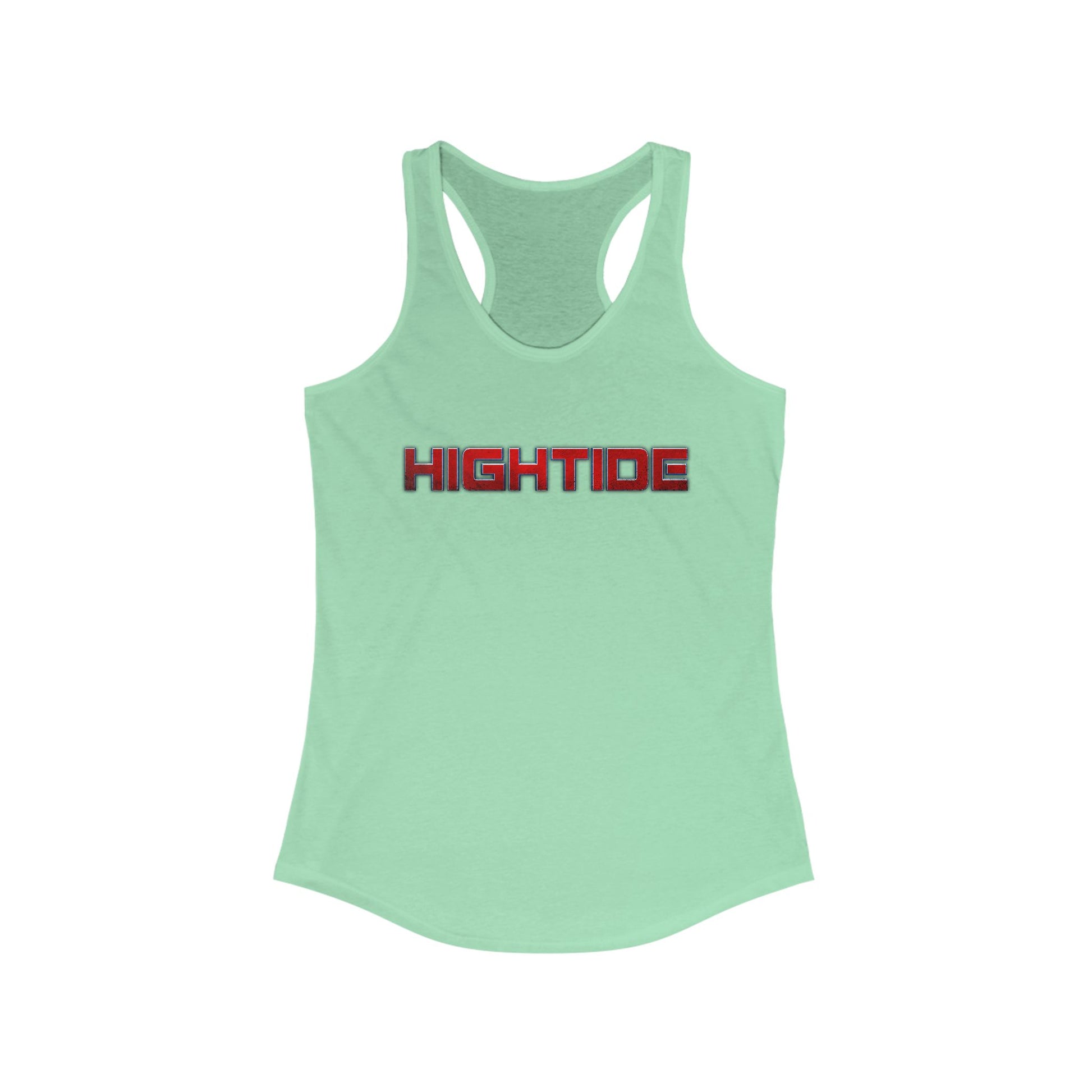 HighTide Women's Racerback Tank Top, Summer Workout Shirt, Beachwear, Casual Athleisure, Gift for Her, Vacation Tops