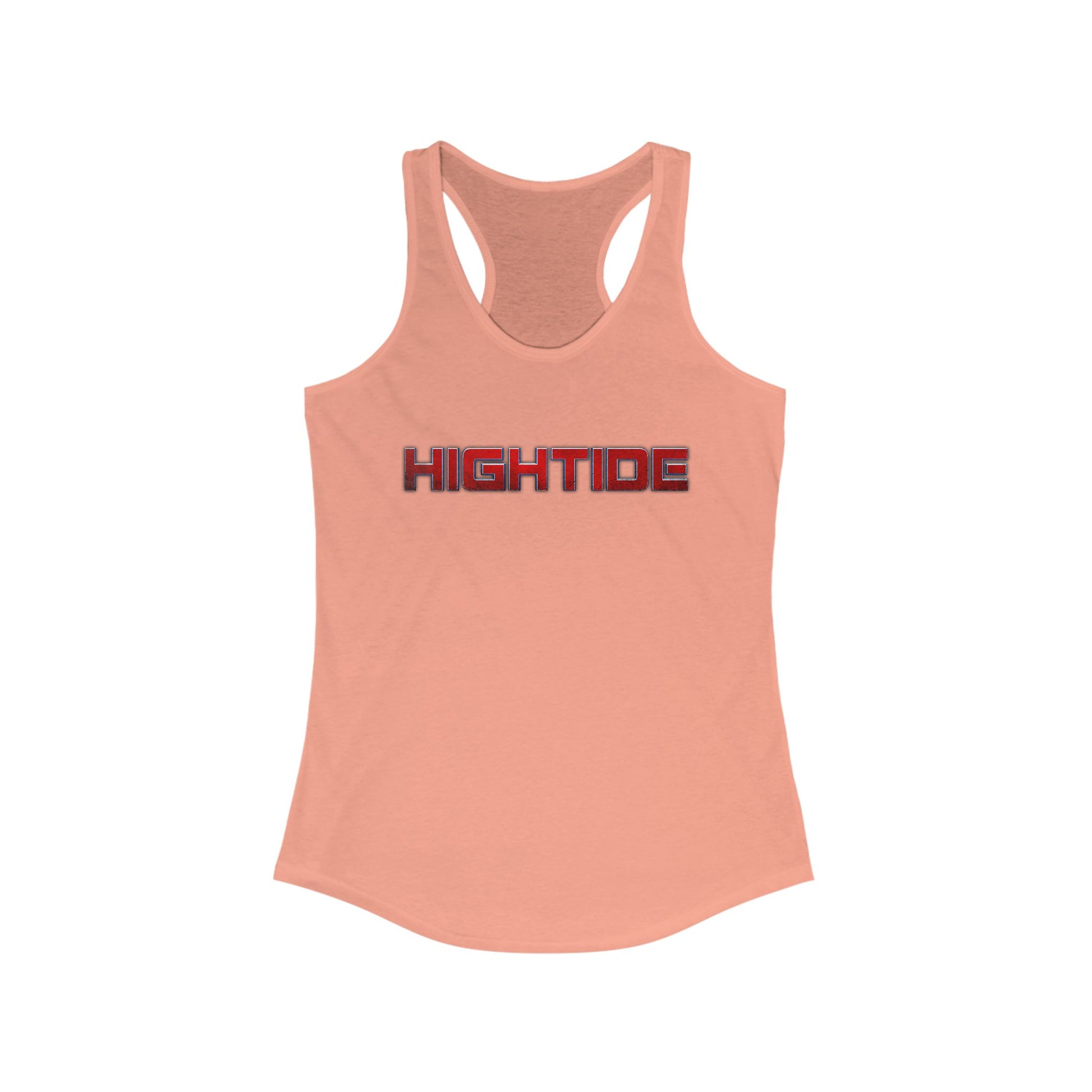 HighTide Women's Racerback Tank Top, Summer Workout Shirt, Beachwear, Casual Athleisure, Gift for Her, Vacation Tops