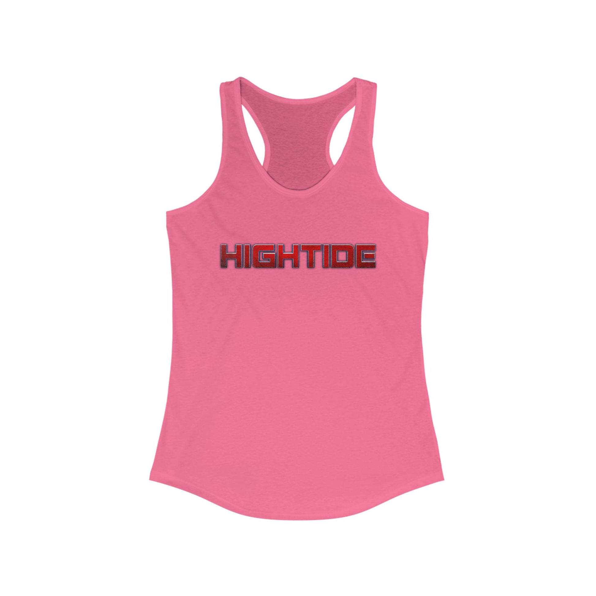 HighTide Women's Racerback Tank Top, Summer Workout Shirt, Beachwear, Casual Athleisure, Gift for Her, Vacation Tops