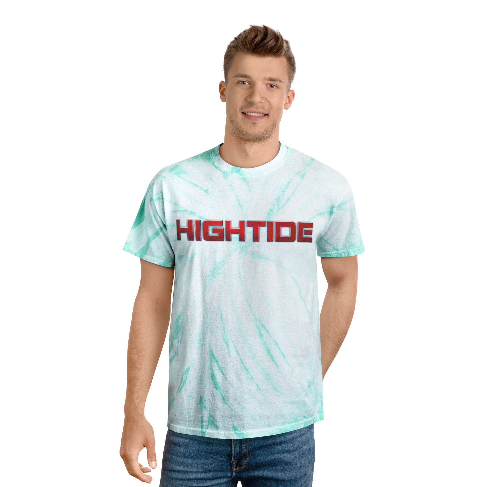 Sunny Tie-Dye Tee, HighTide | Boho Summer Shirt, Beachwear, Festival Top, Relaxed Fit Tee, Unique Gift for Her