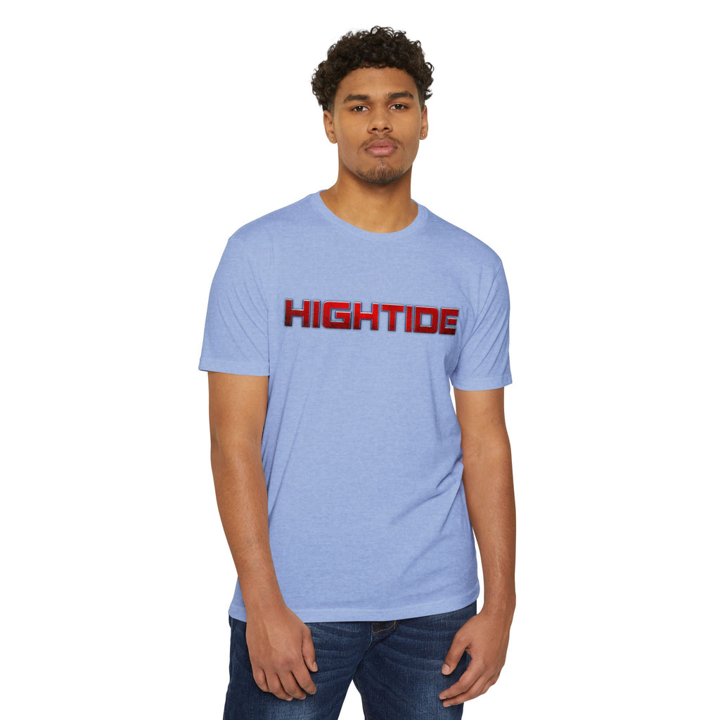 HighTide Unisex CVC Jersey T-shirt - Casual Summer Style, Beachwear, Gift for Ocean Lovers, Summer Vibes, Everyday Comfort