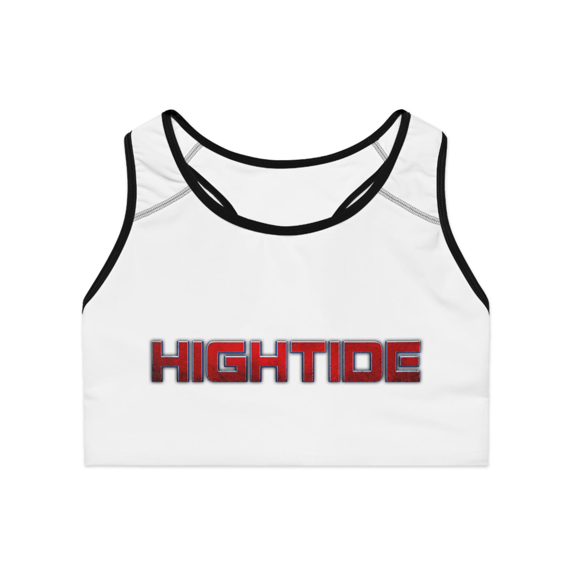 Hightide Sports Bra - Motivational Workout Top, Activewear, Fitness Apparel, Perfect for Yoga and Gym