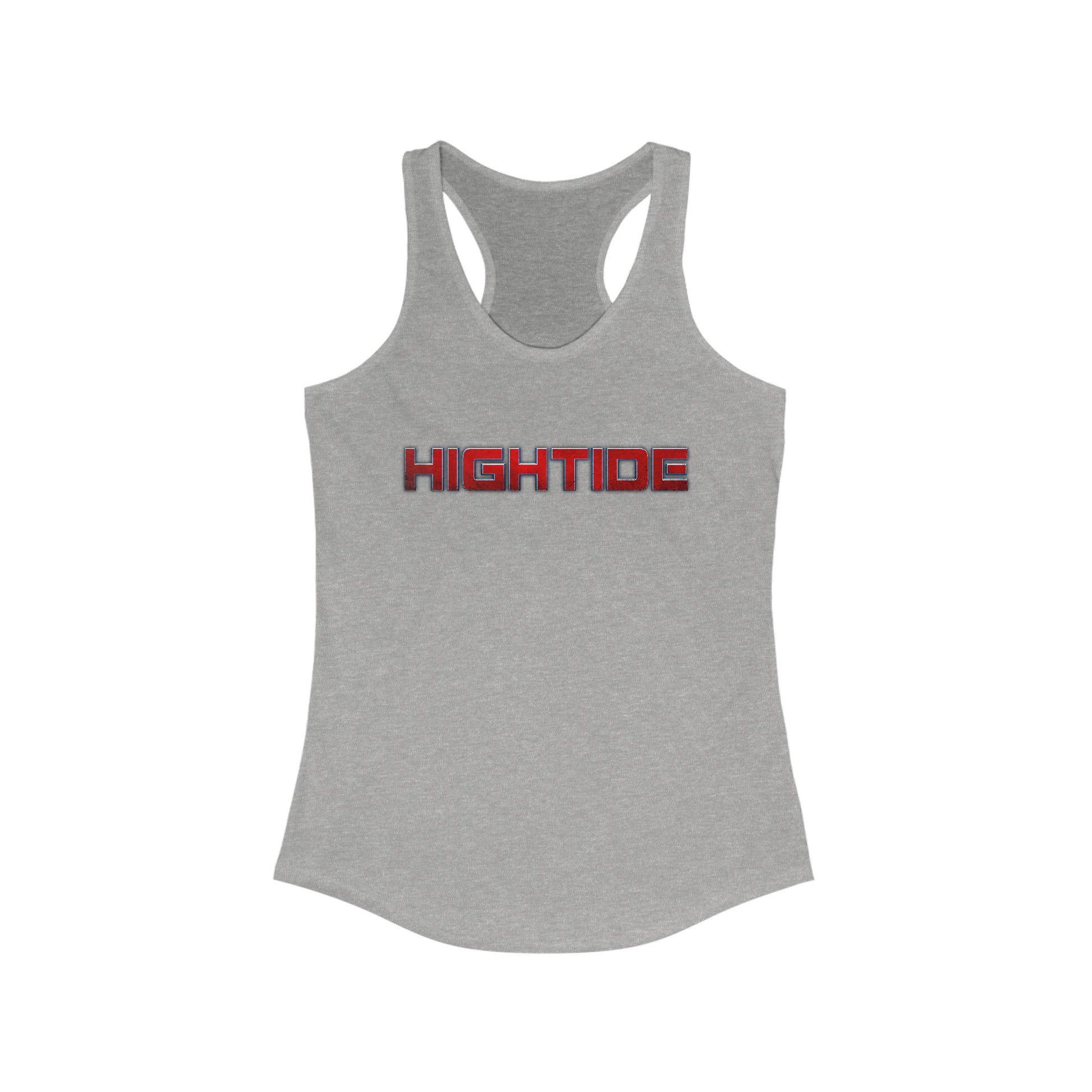 HighTide Women's Racerback Tank Top, Summer Workout Shirt, Beachwear, Casual Athleisure, Gift for Her, Vacation Tops
