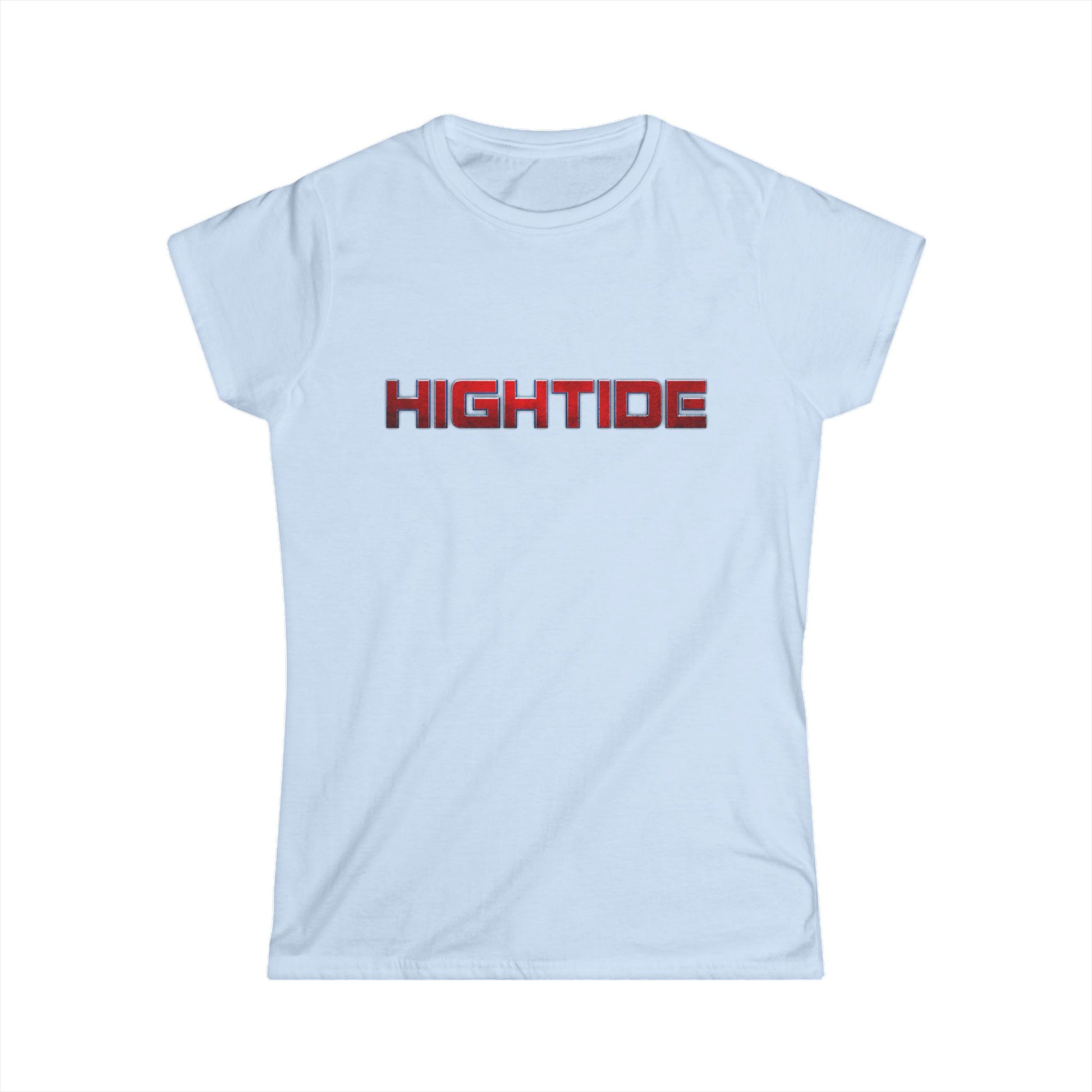 High Tide Women's Softstyle Tee - Summer Beach Shirt, Casual Wear, Gift for Ocean Lovers, Relaxed Fit Tee