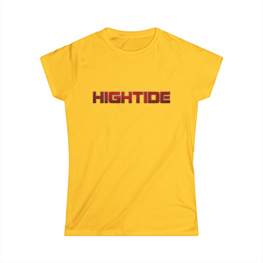 High Tide Women's Softstyle Tee - Summer Beach Shirt, Casual Wear, Gift for Ocean Lovers, Relaxed Fit Tee