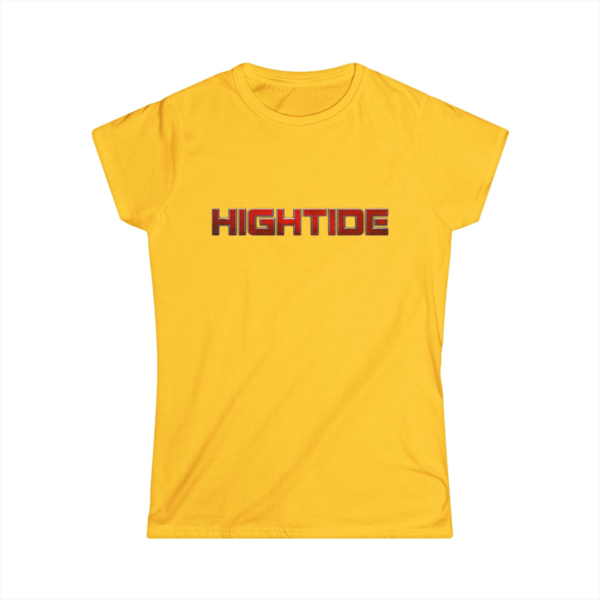 High Tide Women's Softstyle Tee - Summer Beach Shirt, Casual Wear, Gift for Ocean Lovers, Relaxed Fit Tee