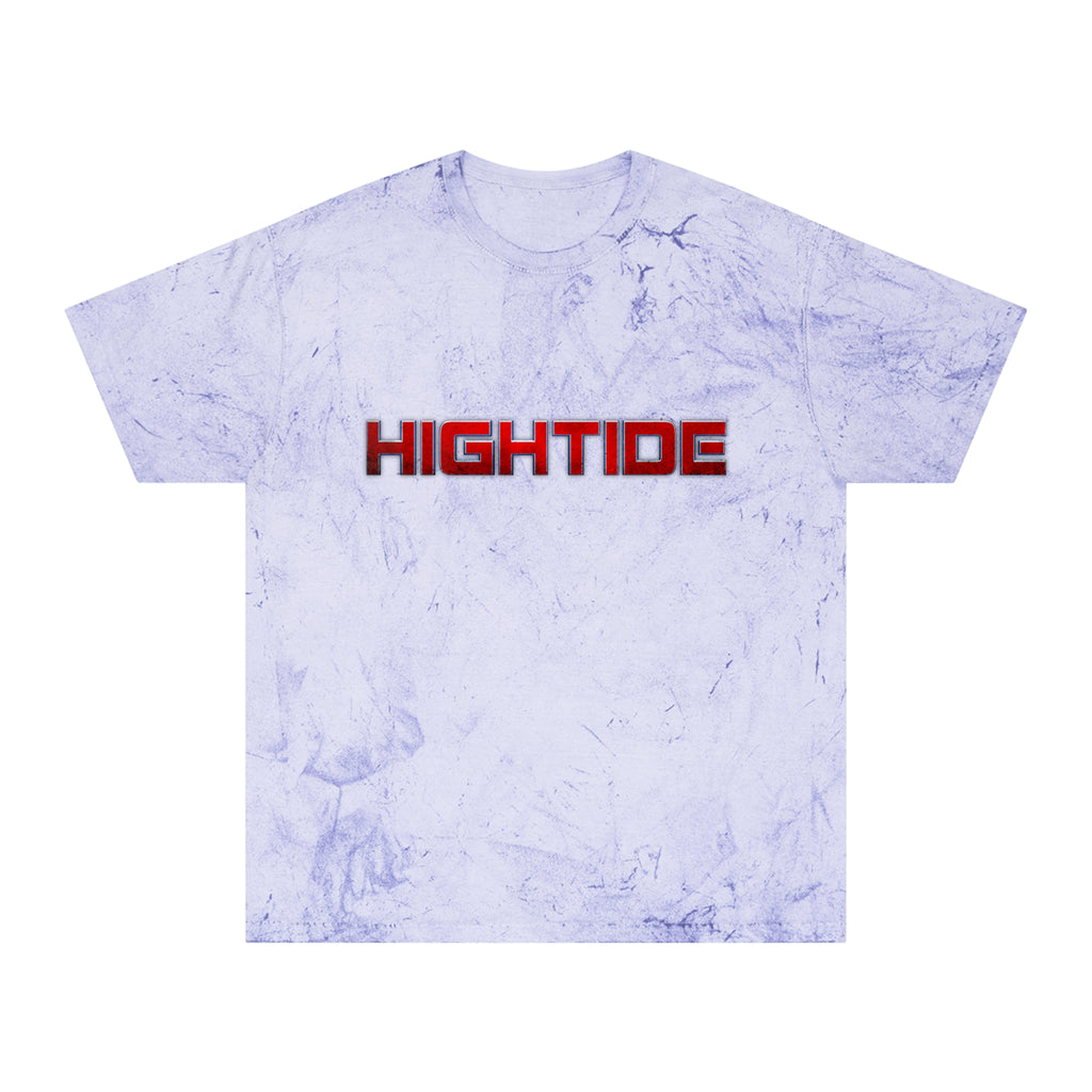 Colorful Unisex T-Shirt - High Tide Vibe, Summer Style, Casual Wear, Gift for Friends, Vibrant Tie-Dye Top