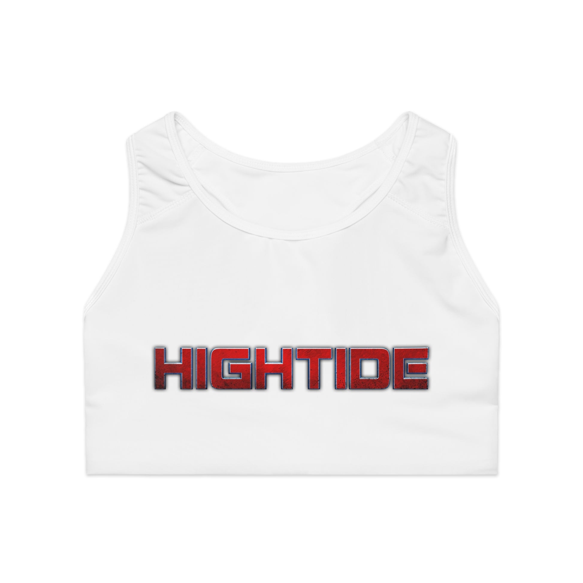 Hightide Sports Bra - Motivational Workout Top, Activewear, Fitness Apparel, Perfect for Yoga and Gym
