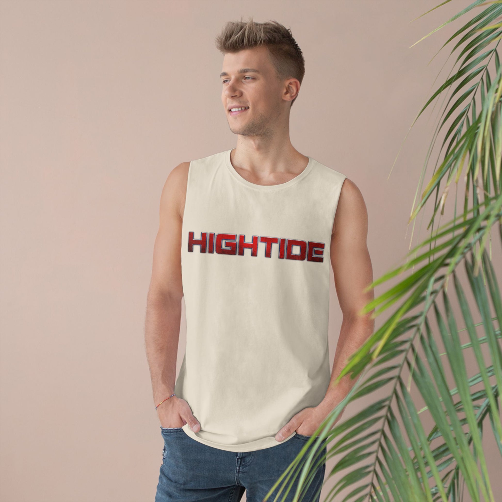 HighTide Unisex Tank Top, Summer Beach Wear, Casual Style, Unisex Fitness Shirt, Gift for Beach Lovers, Outdoor Activities
