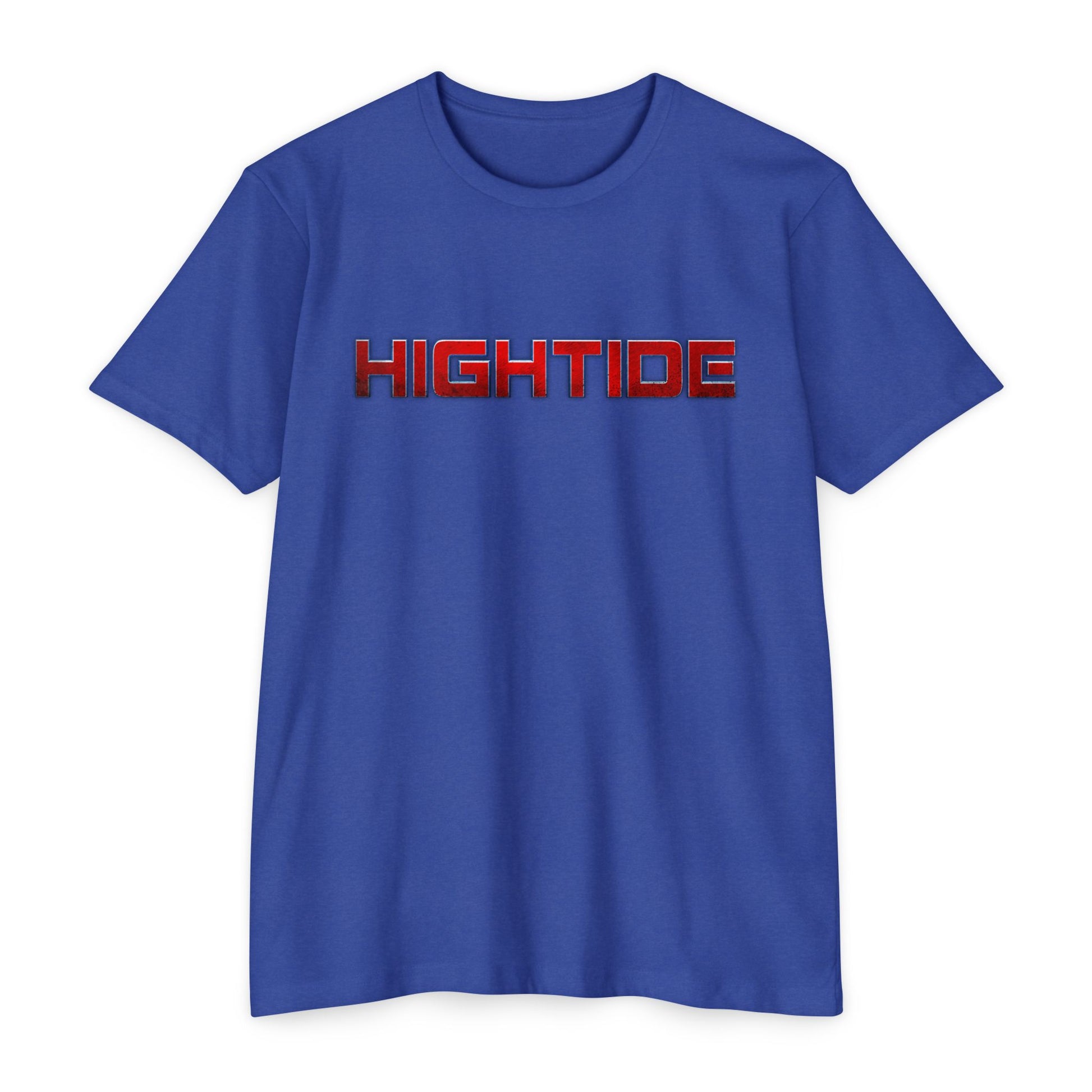 HighTide Unisex CVC Jersey T-shirt - Casual Summer Style, Beachwear, Gift for Ocean Lovers, Summer Vibes, Everyday Comfort