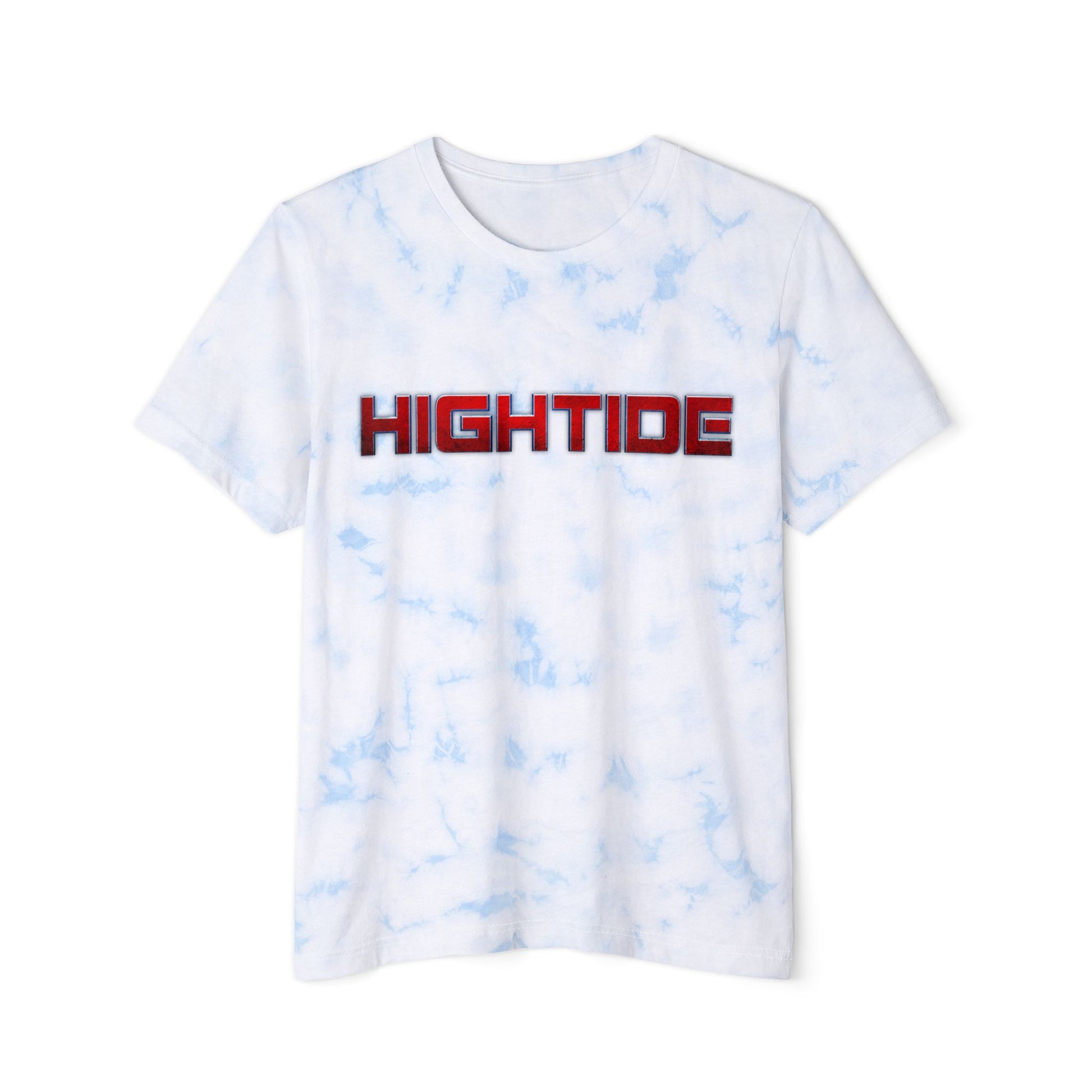 High Tide Unisex Tie-Dyed T-Shirt, Casual Summer Top, Beachwear, Trendy Graphic Tee, Festival Outfit, Gift for Adventurers