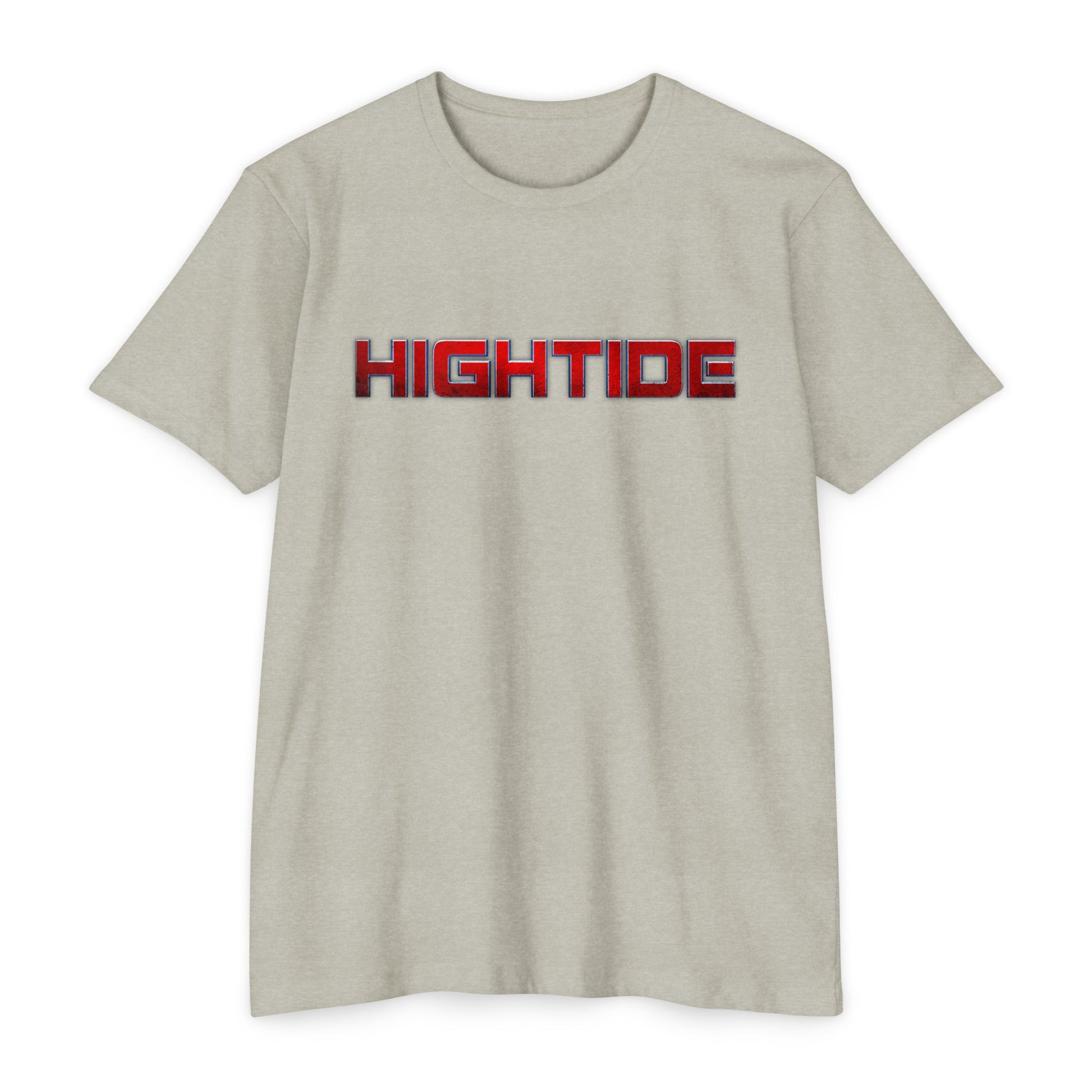 HighTide Unisex CVC Jersey T-shirt - Casual Summer Style, Beachwear, Gift for Ocean Lovers, Summer Vibes, Everyday Comfort