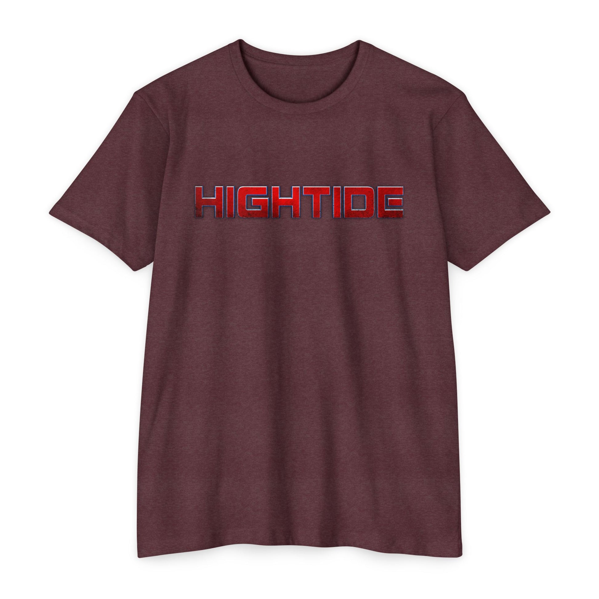 HighTide Unisex CVC Jersey T-shirt - Casual Summer Style, Beachwear, Gift for Ocean Lovers, Summer Vibes, Everyday Comfort