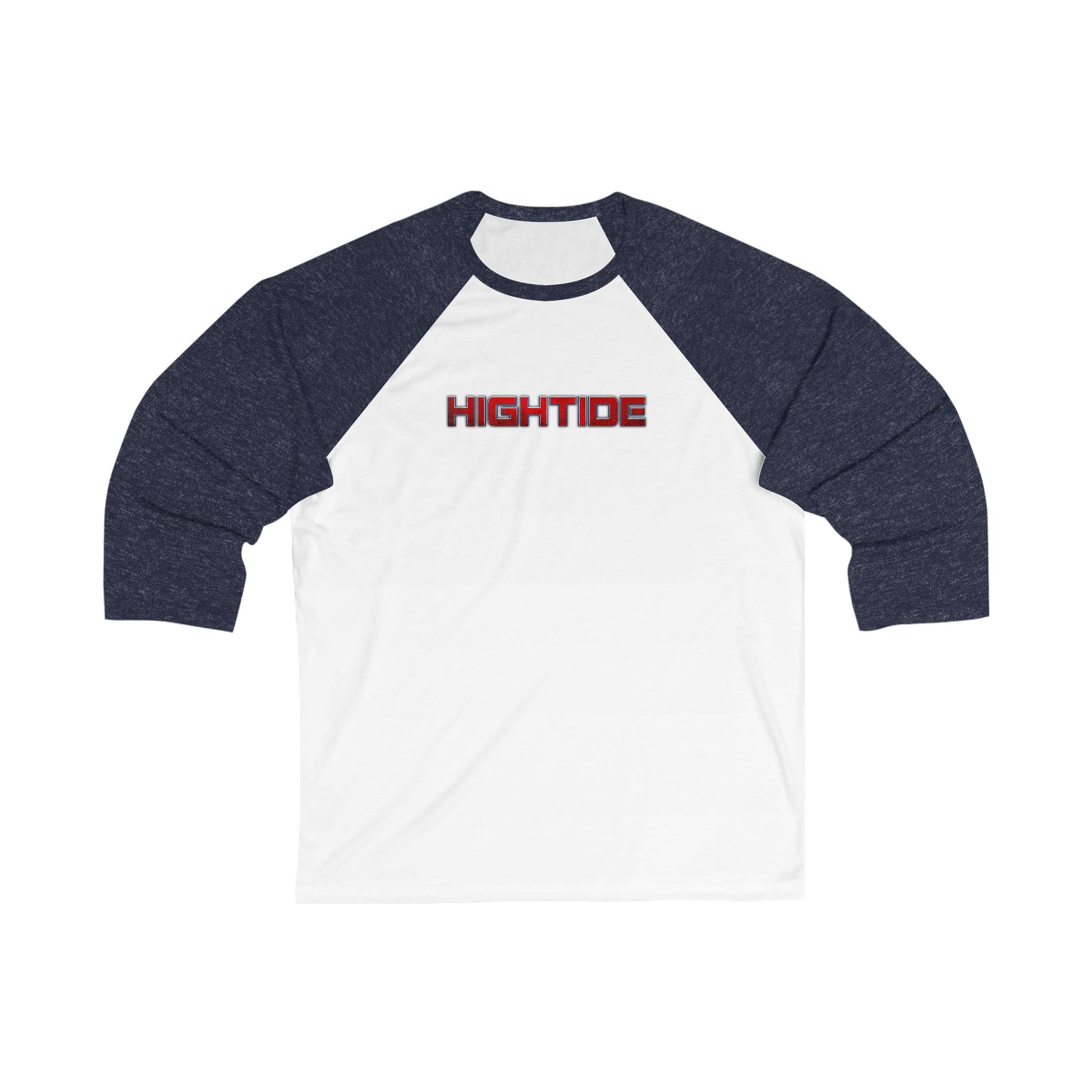 Unisex Baseball Tee - Retro 'HIGHTIDE' Design, Casual Wear, Gift for Him/Her, Summer Vibes, Sports Tee, Beach Apparel