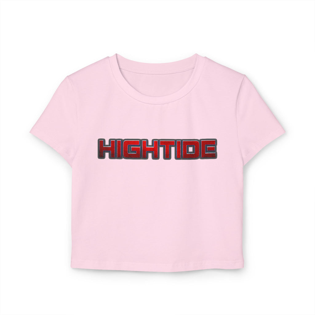 High Tide Women's Baby Tee - Trendy Summer Top, Casual Wear, Graphic Tee, Beach Day, Gift for Her